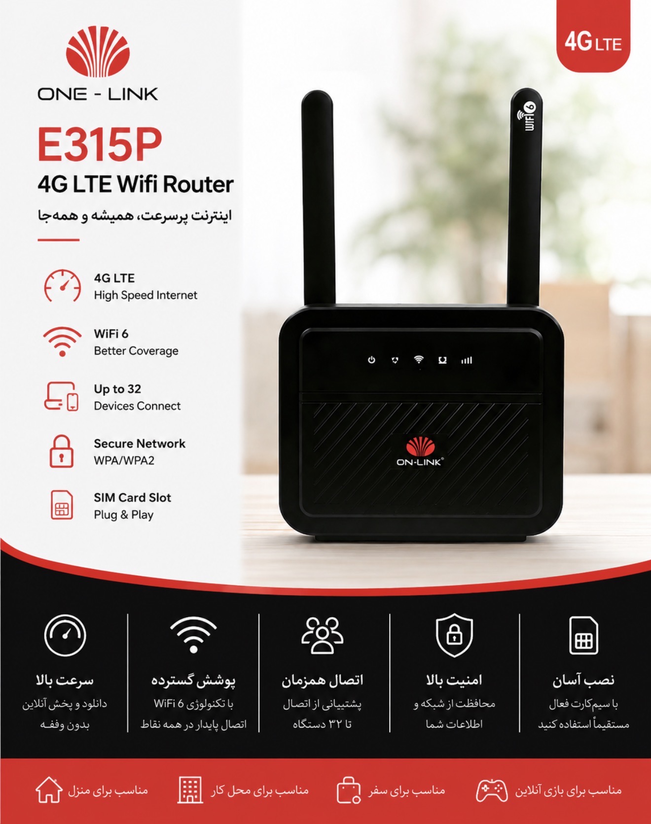 مودم on_link 4g